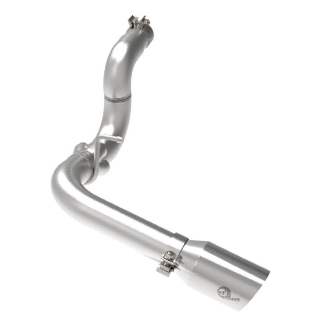aFe 20-21 Jeep Wrangler Large Bore-HD 3in 304 Stainless Steel DPF-Back Exhaust System - Polished Tip