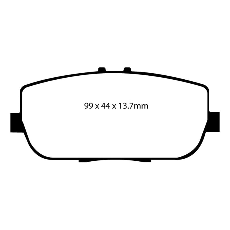 EBC Redstuff Brake Pads -  06-15 Mazda Miata MX5 2.0 - Rear Brake Pads