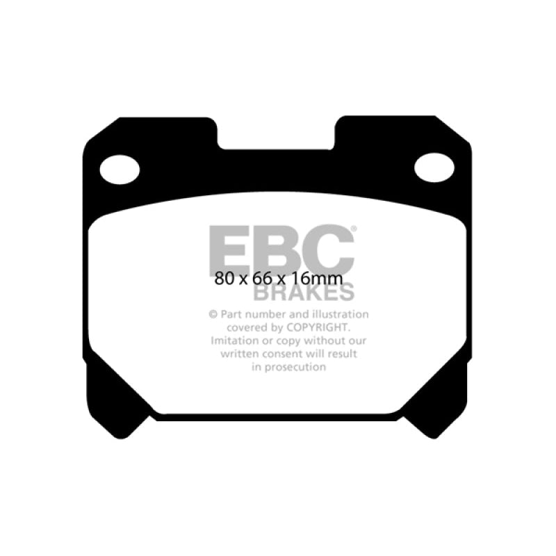 EBC Redstuff Brake Pads -  93-98 Toyota Supra 3.0 Twin Turbo - Rear Brake Pads