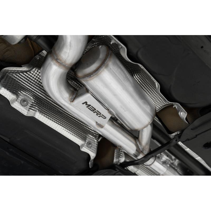 MBRP 2022 Volkswagon Golf R MK8 3in Cat-Back Quad Rear w/ Carbon Fiber Tips Valve Delete Exhaust - T1 Motorsports