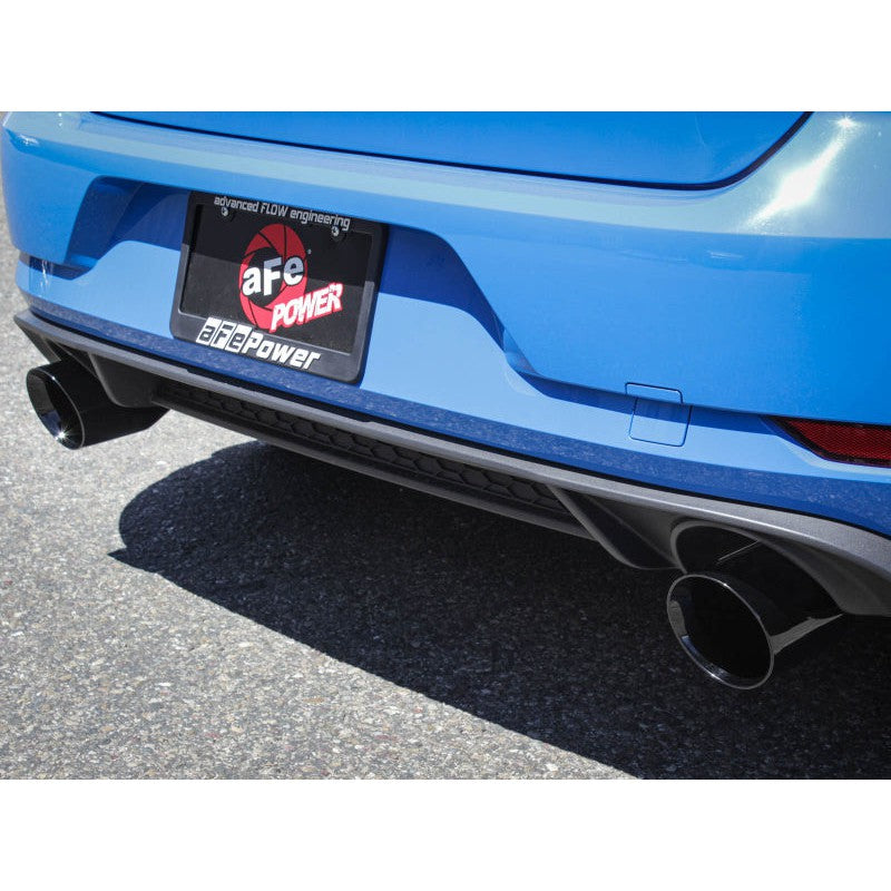 aFe 18-20 VW GTI (MK7.5) 2.0L MACH Force-Xp 3in to 2.5in 304 SS Axle-Back Exhaust System-Black Tips
