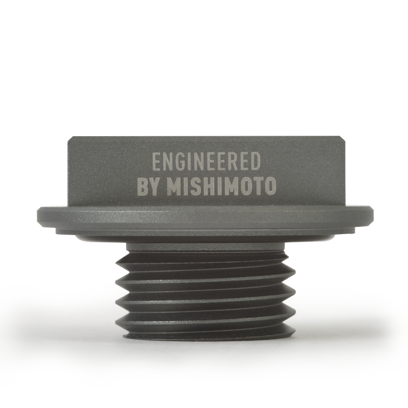 Mishimoto 87-01 Ford Mustang Hoonigan Oil Filler Cap - Silver - T1 Motorsports