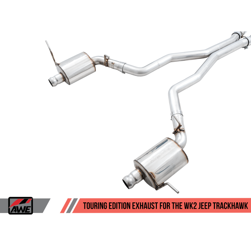 AWE Tuning 2020 Jeep Grand Cherokee SRT/Trackhawk Touring Edition Exhaust - Use w/Stock Tips