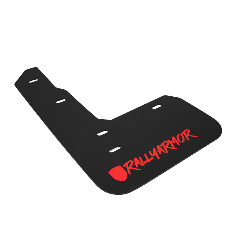 Rally Armor 17-21 Honda Civic Type R Black Mud Flap Red Altered Font Logo - T1 Motorsports