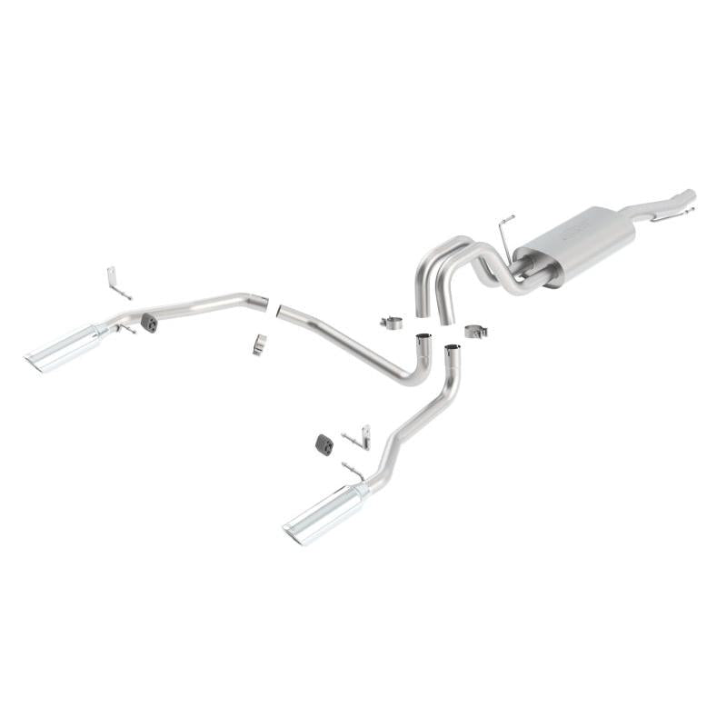 Borla SS Catback Exhaust - 2005-2008 Ford F-150 66in/78in Bed 4dr