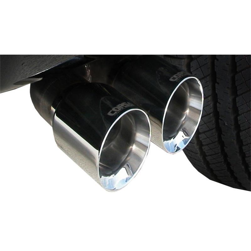 Corsa Sport Cat-Back Exhaust w/ Polished Twin Tips - 2011-2014 Ford F-150 EcoBoost 3.5L V6