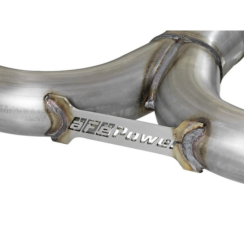 aFe 18-20 VW GTI (MK7.5) 2.0L MACH Force-Xp 3in to 2.5in 304 SS Axle-Back Exhaust System- Pol. Tips