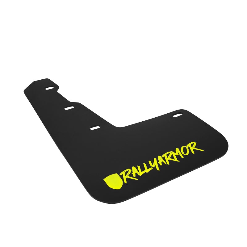 Rally Armor 15-21 Subaru WRX &amp; STI Black Mud Flap Green Altered Font Logo - T1 Motorsports