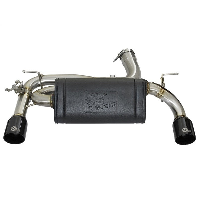 aFe MACHForce XP 16-17 BMW 340i/iX 440i/iX L6-3.0L (t) SS Axle-Back Exhaust w/Black Tip