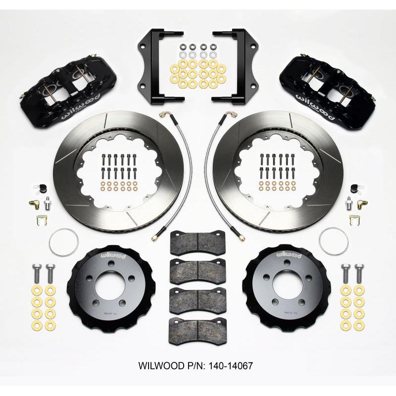 Wilwood AERO6 Front Hat Kit 14.25 2014-Up Challenger w/Lines - T1 Motorsports