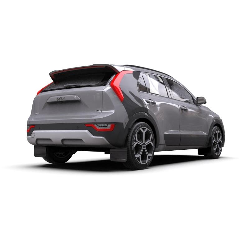 Rally Armor 2023 Kia Niro SG2 Black UR Mud Flap Blue Logo