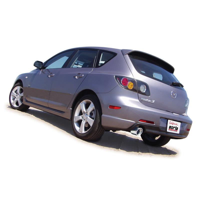 Borla S-Type Cat-Back Exhaust System - 2004-2009 Mazda 3