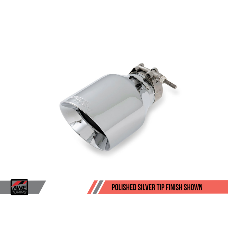AWE Tuning Mk5 Jetta Mk6 Sportwagen 2.5L Touring Edition Exhaust - Polished Silver Tips