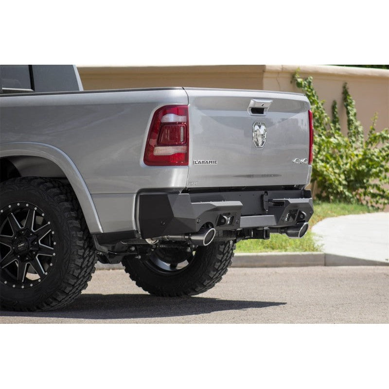 Addictive Desert Designs 2019 Ram 1500 Hammer Stealth Fighter Rear Bumper w/ 6 Sensor Cutouts