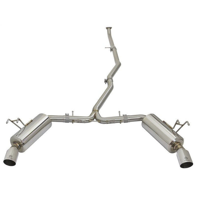 aFe POWER Takeda 16-17 Honda Civic I4-1.5L (t) 2.25-2.5in 304 SS CB Dual-Exit Exhaust Polish Tip