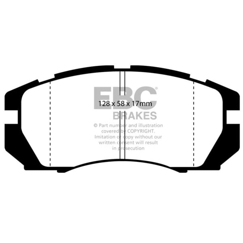 EBC Redstuff Brake Pads -  95-96 Subaru Impreza 2.2 - Front Brake Pads