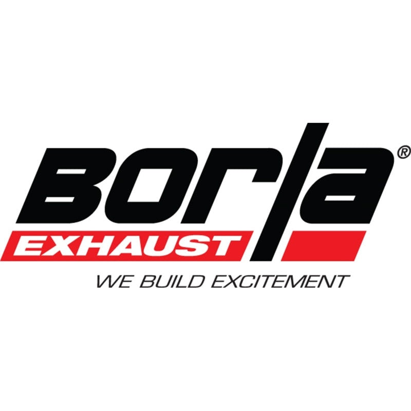 Borla S-Type Rear Section 15-17 Ford Mustang GT 5.0L V8 MT/AT 2.5in pipe 4in tip (Black Chrome) - T1 Motorsports