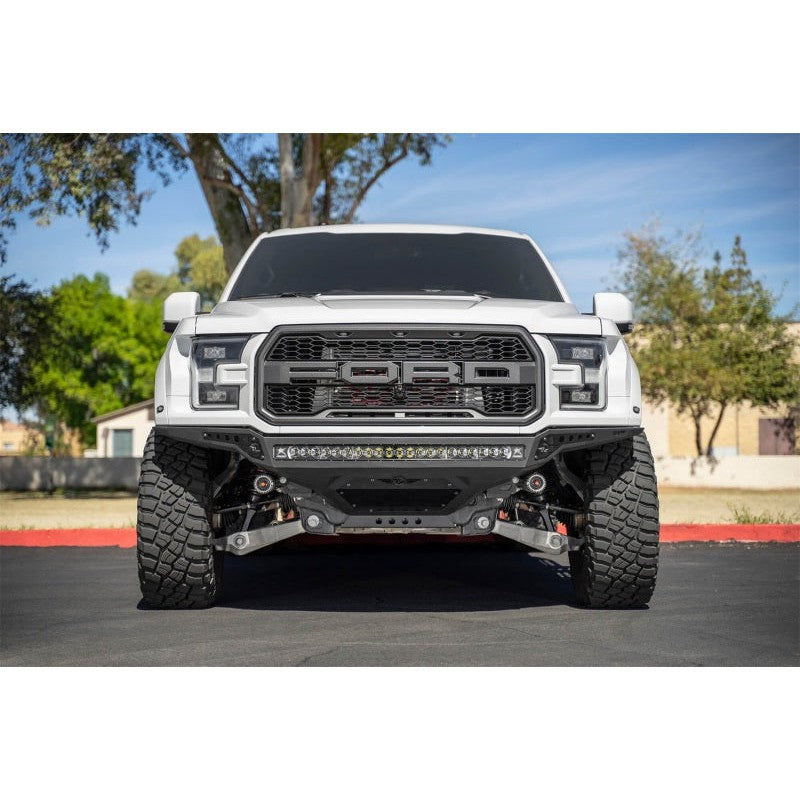 Addictive Desert Designs 17-20 Ford F-150 Raptor Rock Fighter Frame Cut Front Bumper