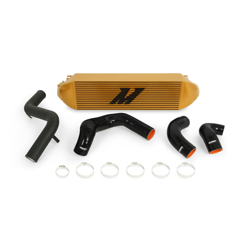 Mishimoto 2013+ Ford Focus ST Gold Intercooler w/ Black Pipes - T1 Motorsports