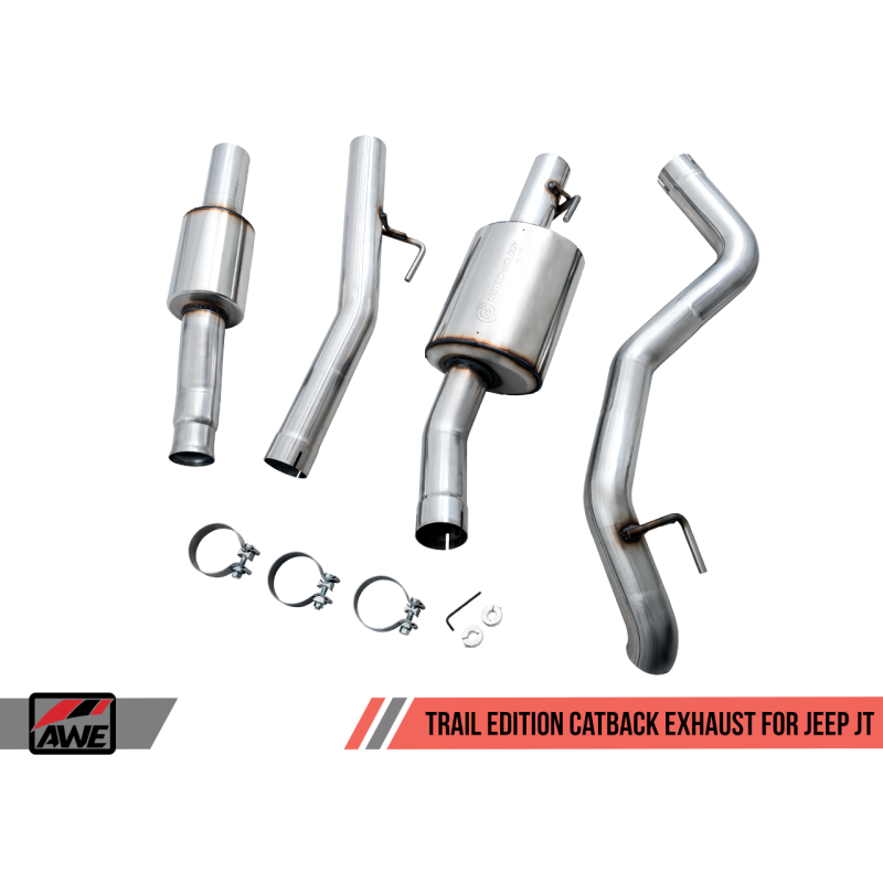 AWE Tuning 20-21 Jeep Gladiator JT 3.6L Trail Edition Cat-Back Exhaust