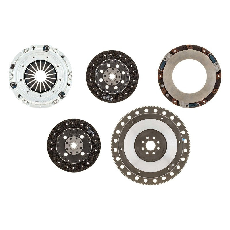 Exedy 1996-10 Mustang 4.6L Organic 10 Teeth 8 Bolt Twin Disc Clutch - T1 Motorsports