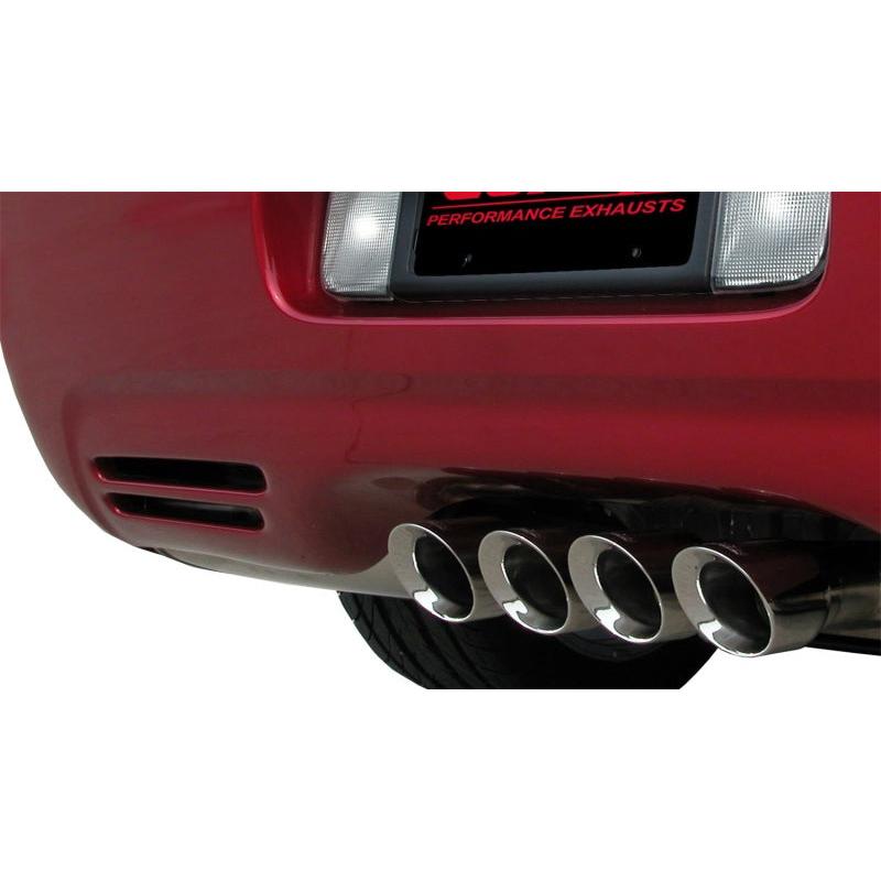 Corsa Sport Axle-Back Exhaust (Polished Tips) - 1997-2004 Chevrolet Corvette C5 Z06 5.7L V8