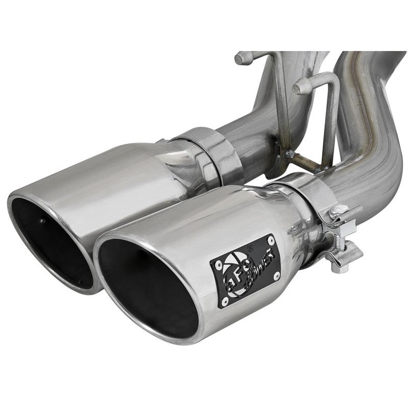 aFe Rebel Series 2.5in SS Cat-Back Exhaust w/ Polished Tip 07-18 Jeep Wrangler (JK) V6 3.6/3.8L 4dr