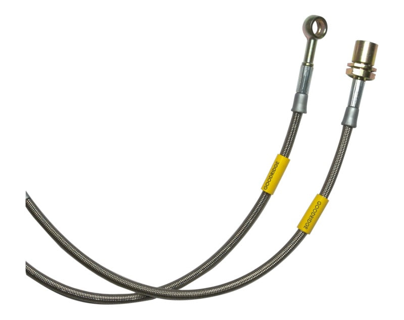 Goodridge 87-89 Ford Mustang (8cyl Models w/o Dual Exhaust) SS Brake Lines - T1 Motorsports