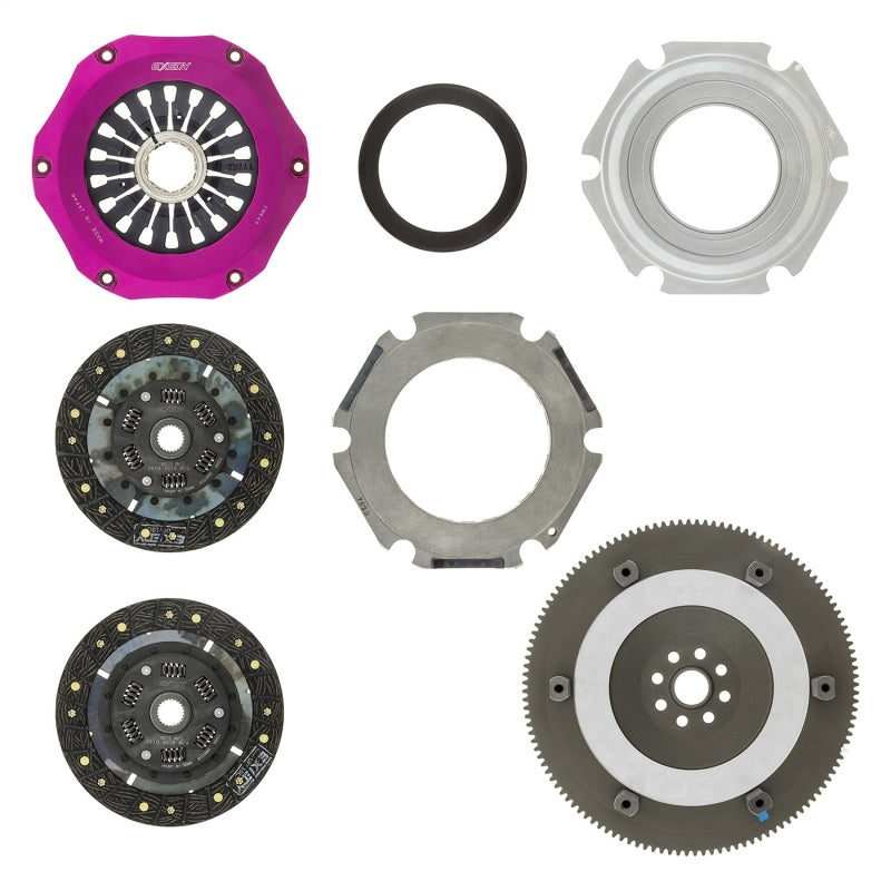Exedy 04-17 Subaru WRX STI EJ255/EJ257 2.5L Twin-Organic Clutch Kit - T1 Motorsports