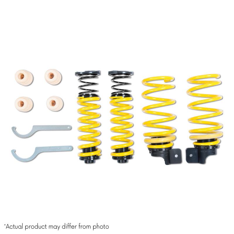 ST Mercedes-Benz C-Class (W205) Convertible 4WD (w/o Electronic Dampers) Adjustable Lowering Springs - T1 Motorsports