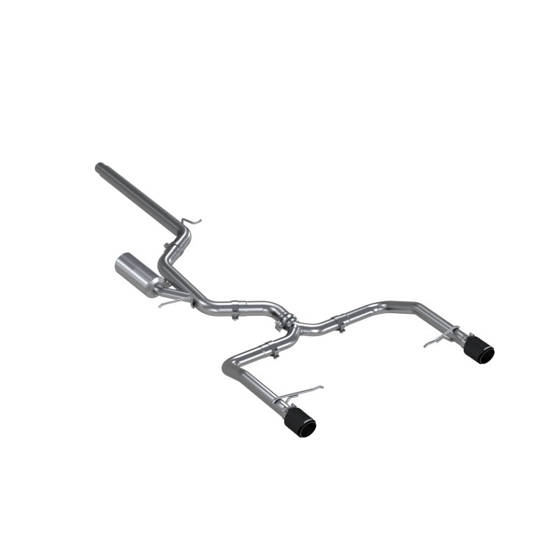 MBRP 19-21 VW Jetta GLI T304 SS 3in Cat-Back Dual Split Rear Exit Exhaust - Carbon Fiber Tips - T1 Motorsports