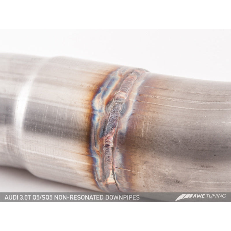 AWE Tuning Audi 8R Q5 3.0T Touring Edition Exhaust Dual Outlet Chrome Silver Tips
