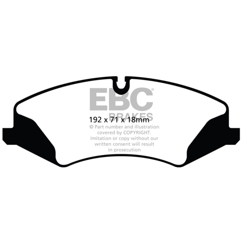 EBC 14+ Land Rover LR4 3.0 Supercharged Extra Duty Front Brake Pads - T1 Motorsports