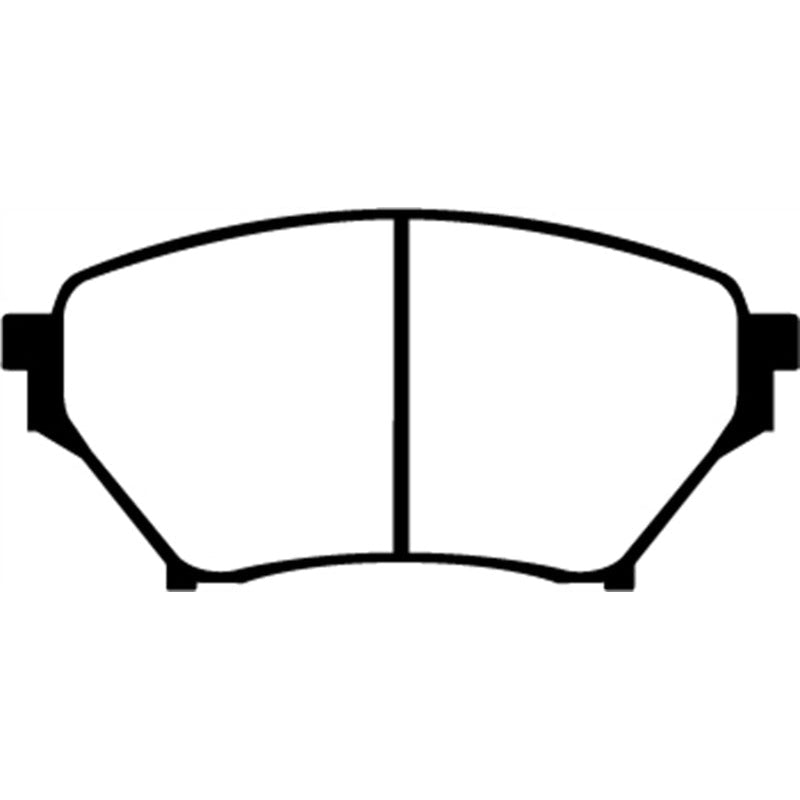 EBC Redstuff Brake Pads -  01-03 Mazda Miata MX5 1.8 (Sports Suspension) - Front Brake Pads