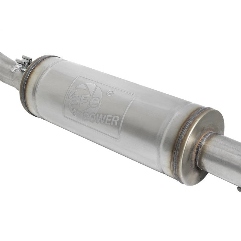 aFe Rock Basher 3in 409 SS Cat-Back Turn-Down Exhaust 12-18 Jeep Wrangler (JK) V6 3.6L/ 07-11 3.8L