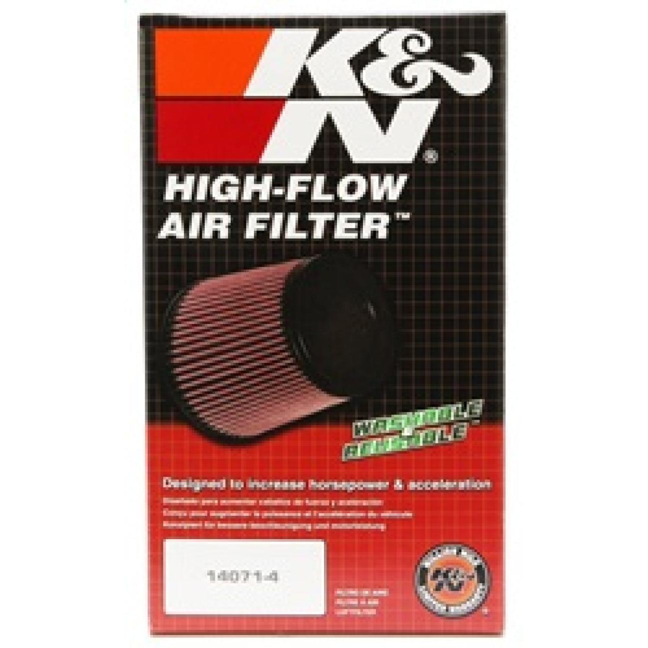K&N Replacement Air Filter - Round Tapered - Universal 5.75in Base OD x 5.938in Top OD x 7.688in H