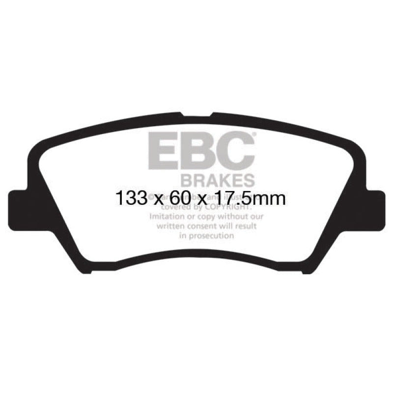 EBC Redstuff Brake Pads -  13+ Hyundai Elantra 1.8 - Front Brake Pads
