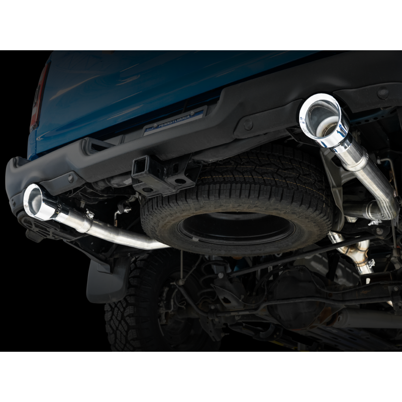 AWE Tuning 09-18 RAM 1500 5.7L (w/Cutouts) 0FG Dual Rear Exit Cat-Back Exhaust - Chrome Silver Tips