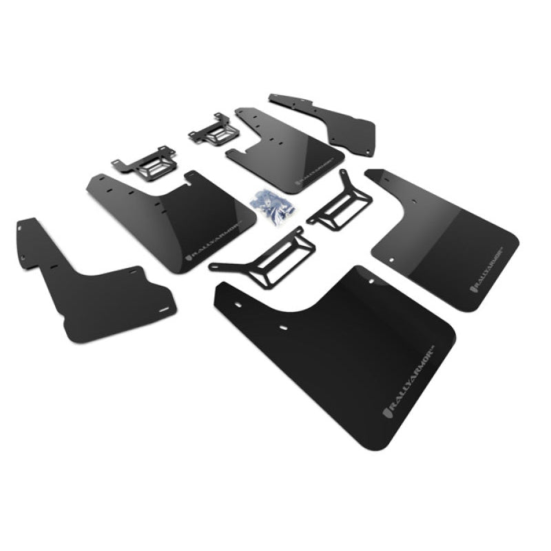 Rally Armor 12-20 Toyota 4Runner Black UR Mud Flap w/ Grey Logo - T1 Motorsports