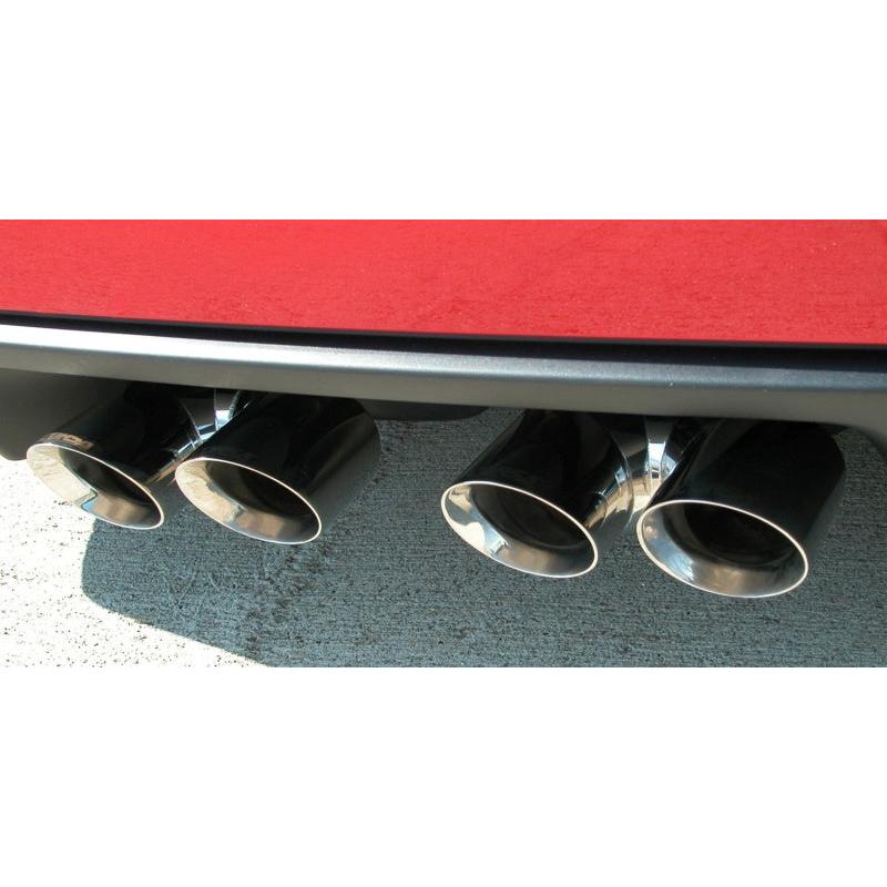 Corsa 06-13 Chevrolet Corvette C6 Z06 7.0L V8 Polished Sport Axle-Back Exhaust