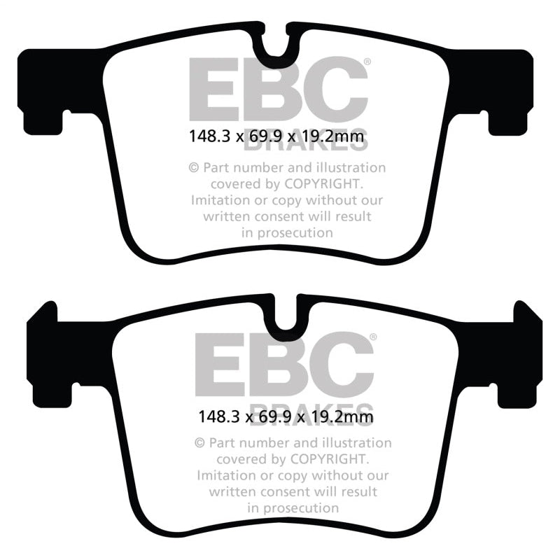 EBC Redstuff Brake Pads -  11+ BMW X3 2.0 Turbo (F25) - Front Brake Pads