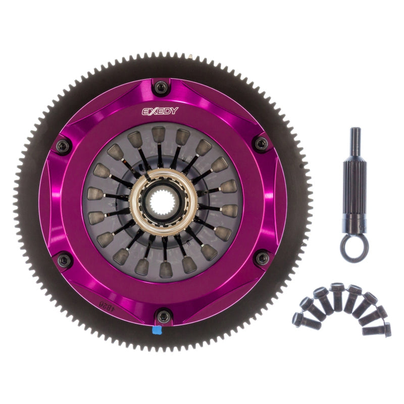 Exedy 2004-2014 Subaru Impreza WRX STI H4 Hyper Twin Cerametallic Clutch Sprung Disc Pull Type - T1 Motorsports