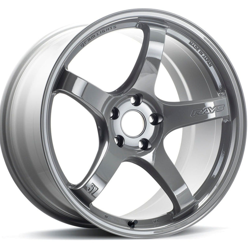 Rays Gram Lights 57CR - 18x9.5 / 5x114.3 / Offset +38 - Glossy Gray (AG) - T1 Motorsports