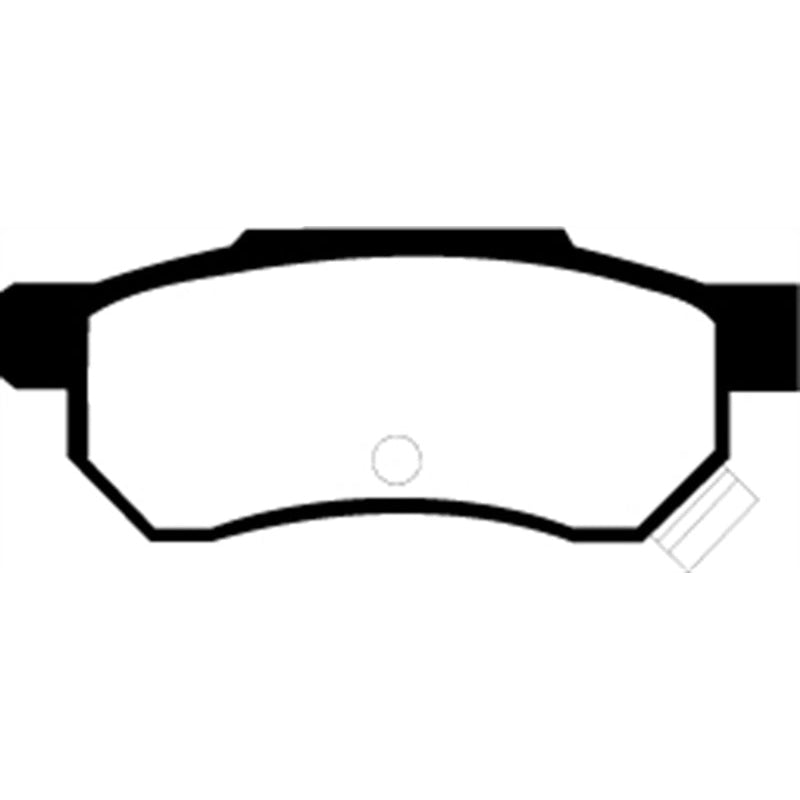EBC Redstuff Brake Pads -  92-94 Acura Integra 1.7 Vtec - Rear Brake Pads