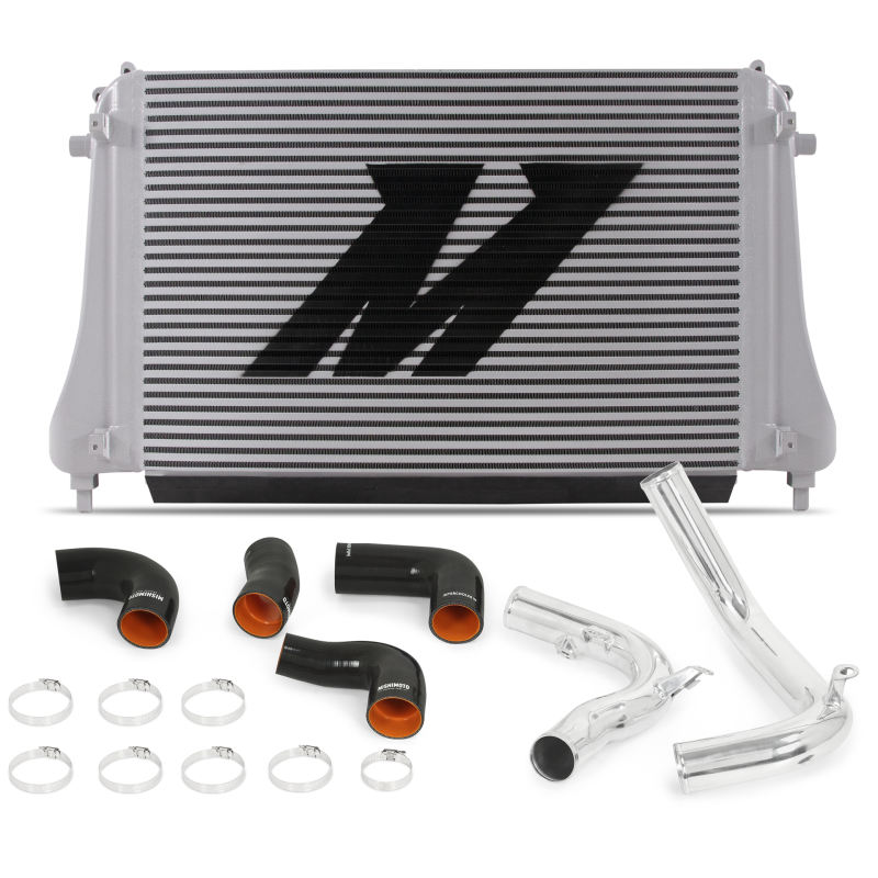 Mishimoto 2015+ VW MK7 Golf TSI / GTI / R Performance Intercooler Kit w/ Pipes (Polished) - T1 Motorsports