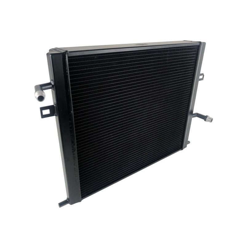 CSF BMW B58/B48 Front Mount Triple-Pass Heat Exchanger w/Rock Guard - Black - T1 Motorsports