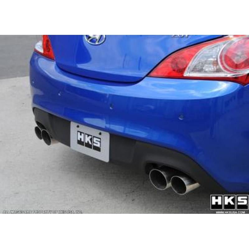 HKS Legamax Premium Rear Section Exhaust - Hyundai Genesis V6