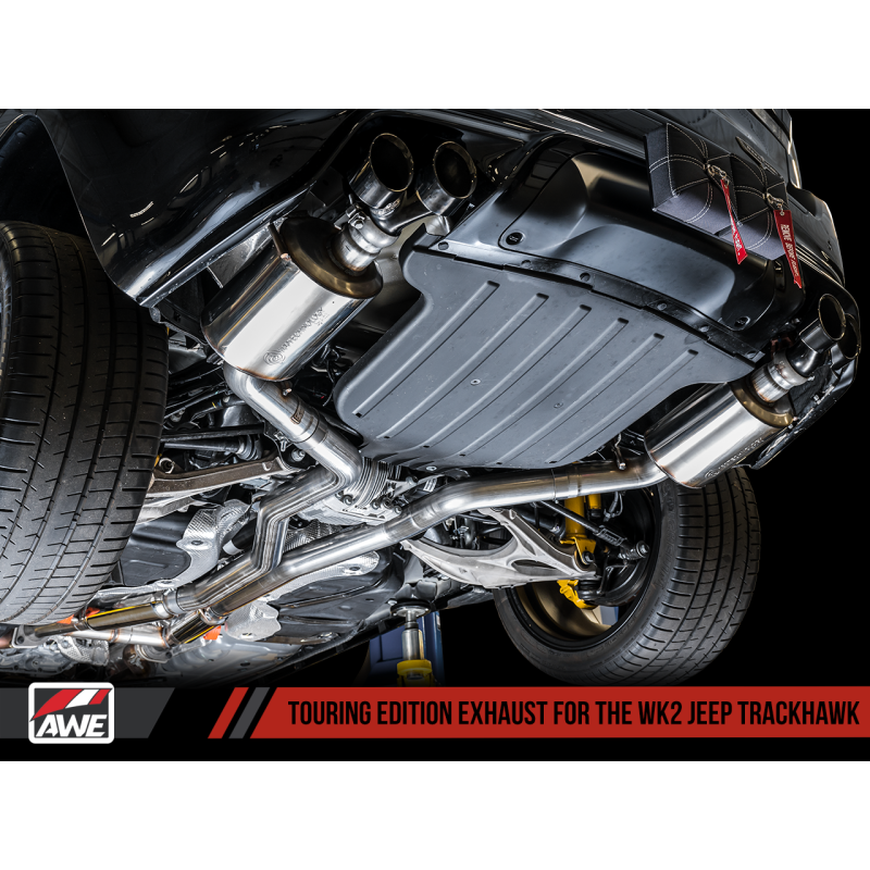 AWE Tuning 2020 Jeep Grand Cherokee SRT/Trackhawk Touring Edition Exhaust - Use w/Stock Tips