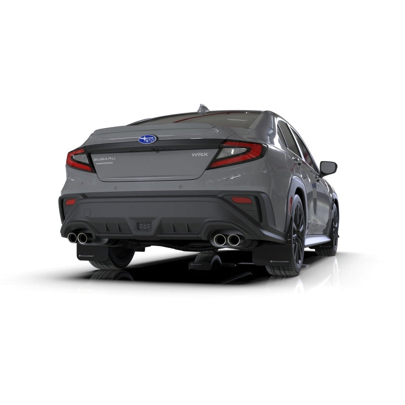 Rally Armor 2022 Subaru WRX Black UR Mud Flap w/ Dark Grey Logo