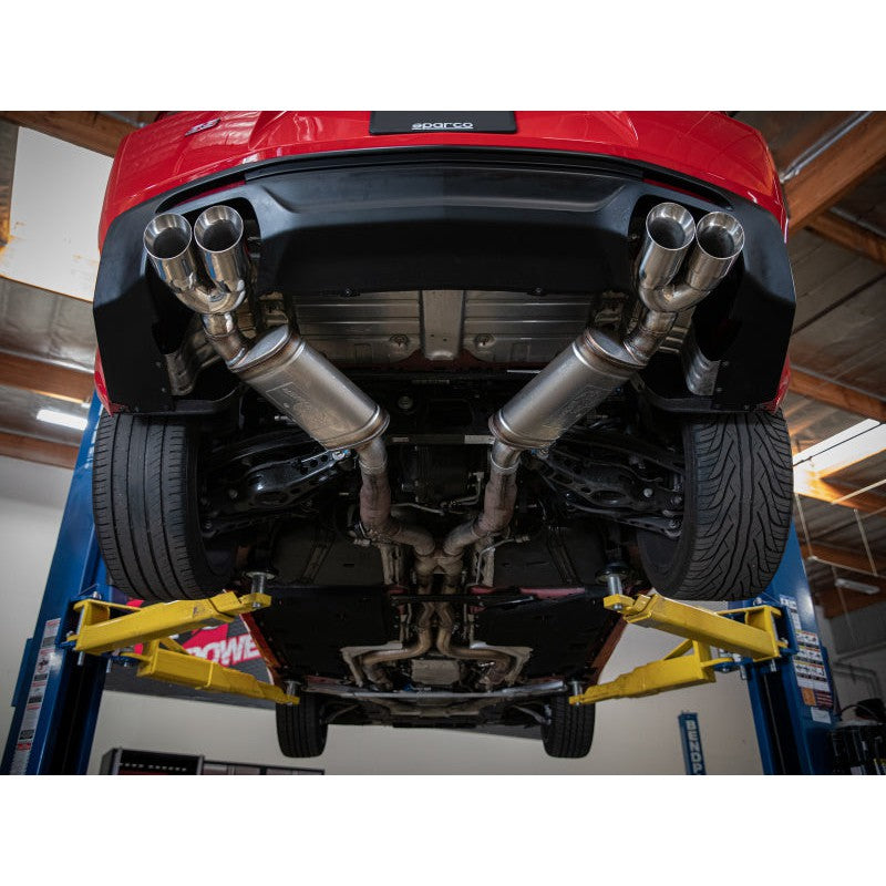 aFe POWER MACH Force-Xp 3in Axle-Back Exhaust 16-20 Chevrolet Camaro SS V8 6.2L w/Mufflers - Black